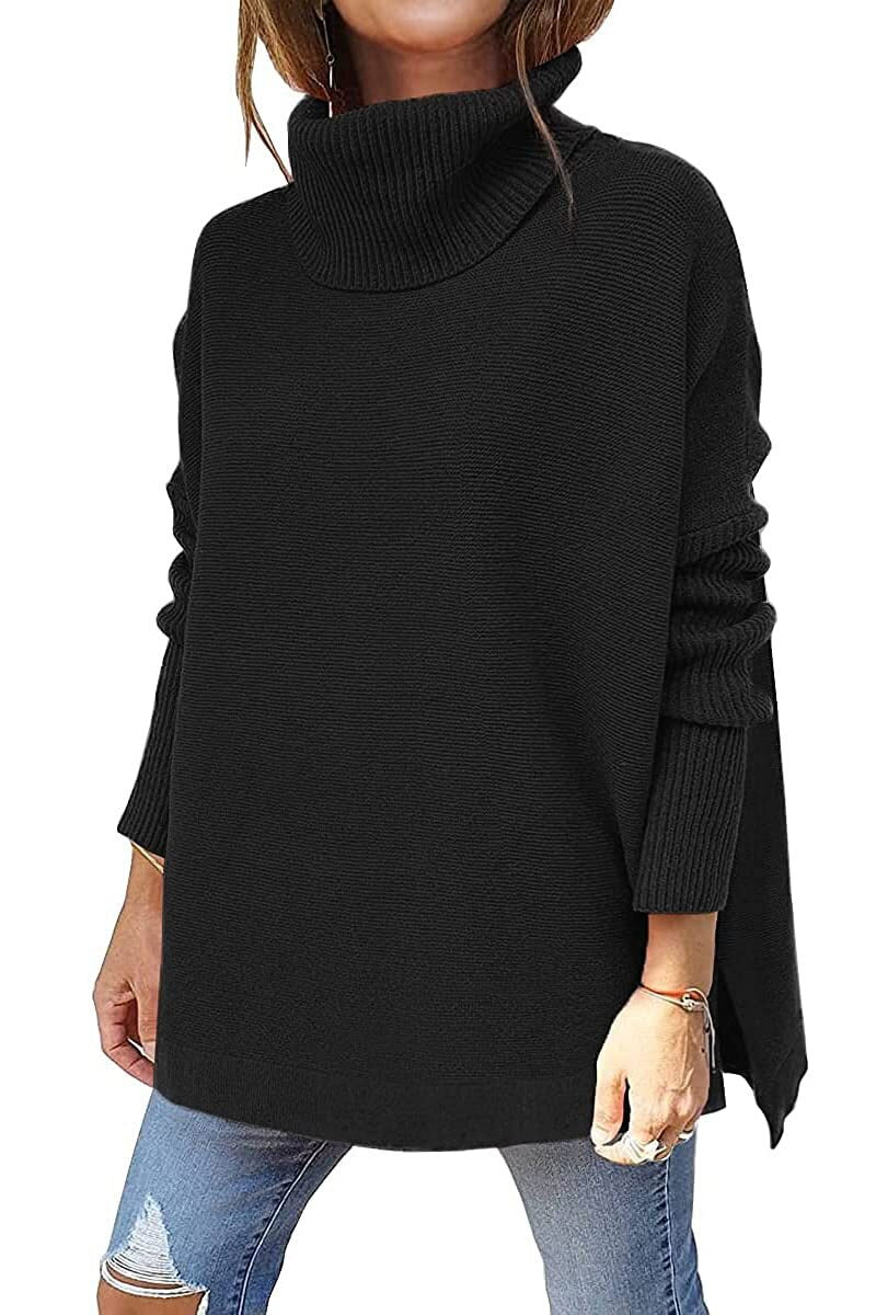 Paris - Women's Tricot Sweater With Stand Collar