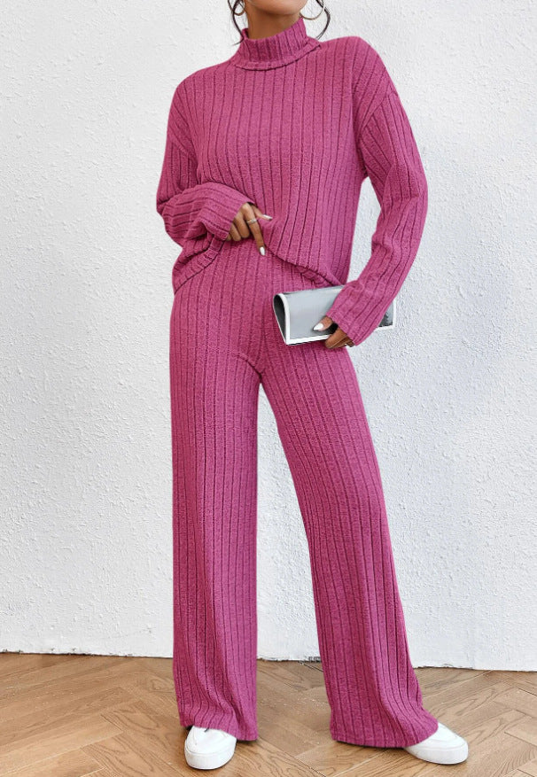 BAILEY- COZY RIBBED KNIT TWO-PIECE SET