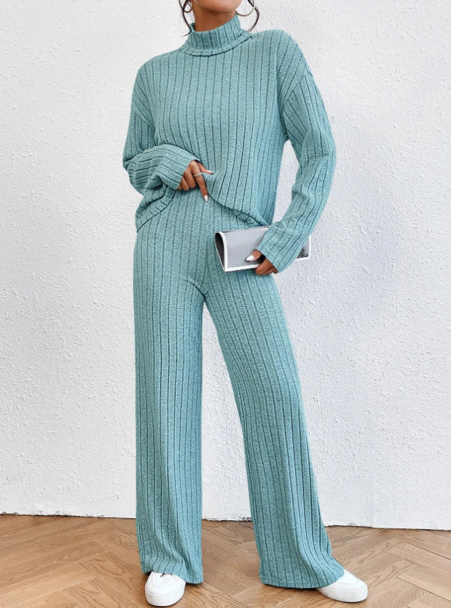 BAILEY- COZY RIBBED KNIT TWO-PIECE SET