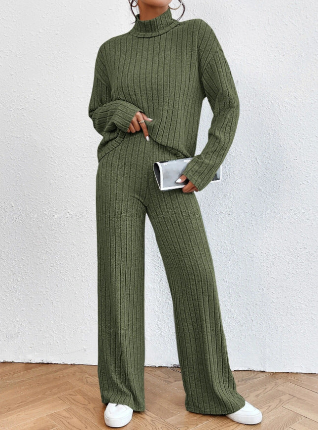 BAILEY- COZY RIBBED KNIT TWO-PIECE SET