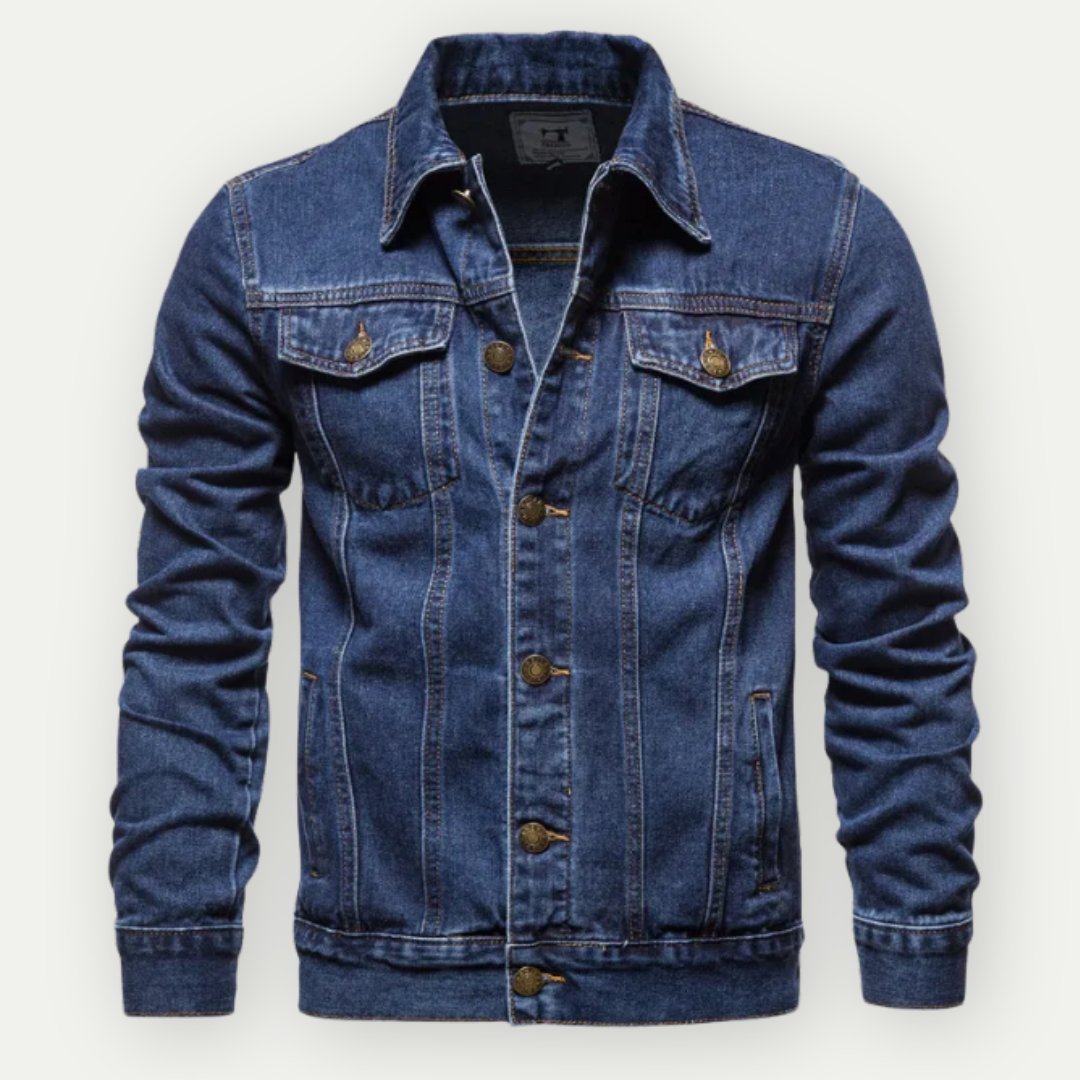 CARTER - Men's Classic Denim Trucker Jacket