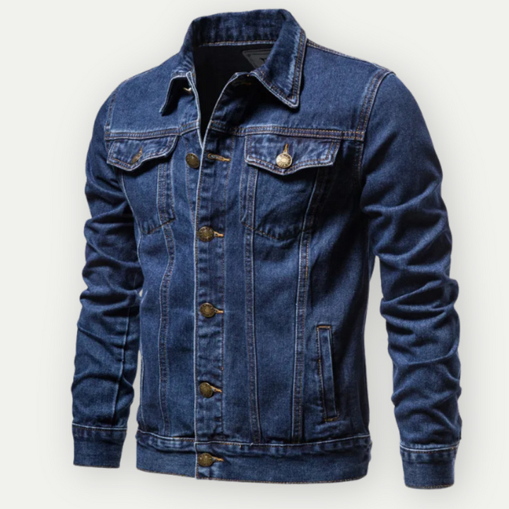 CARTER - Men's Classic Denim Trucker Jacket