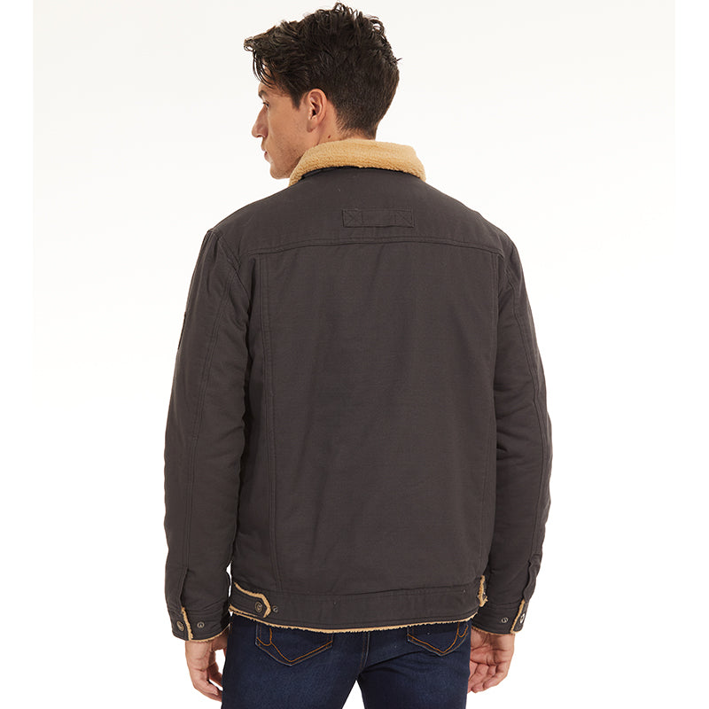 LAURENT - Bomber Jacket With Wool Lining