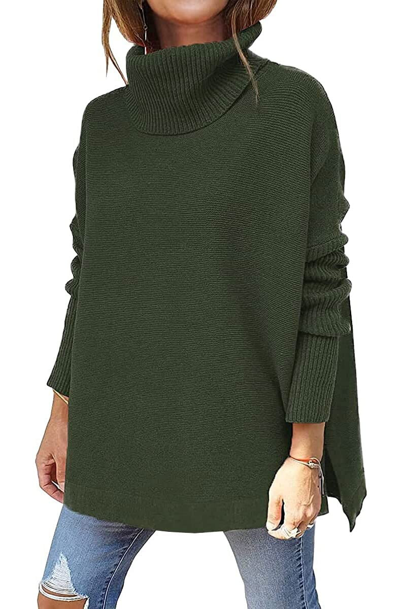 Paris - Women's Tricot Sweater With Stand Collar