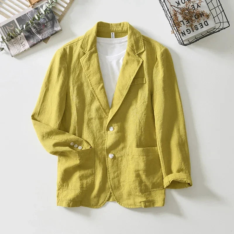 Akara Japanese Linen Blazer