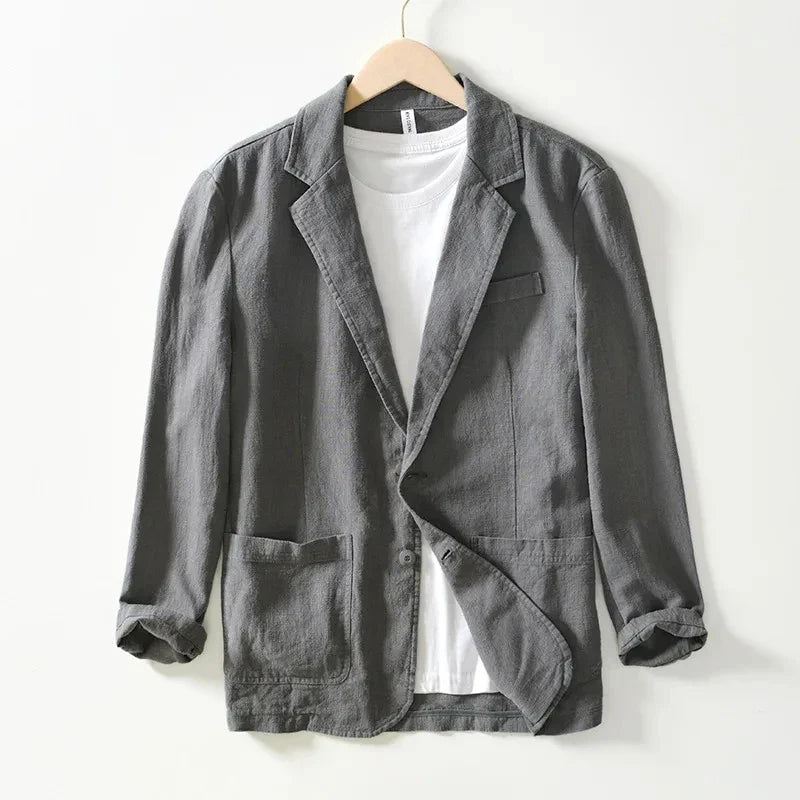 Akara Japanese Linen Blazer