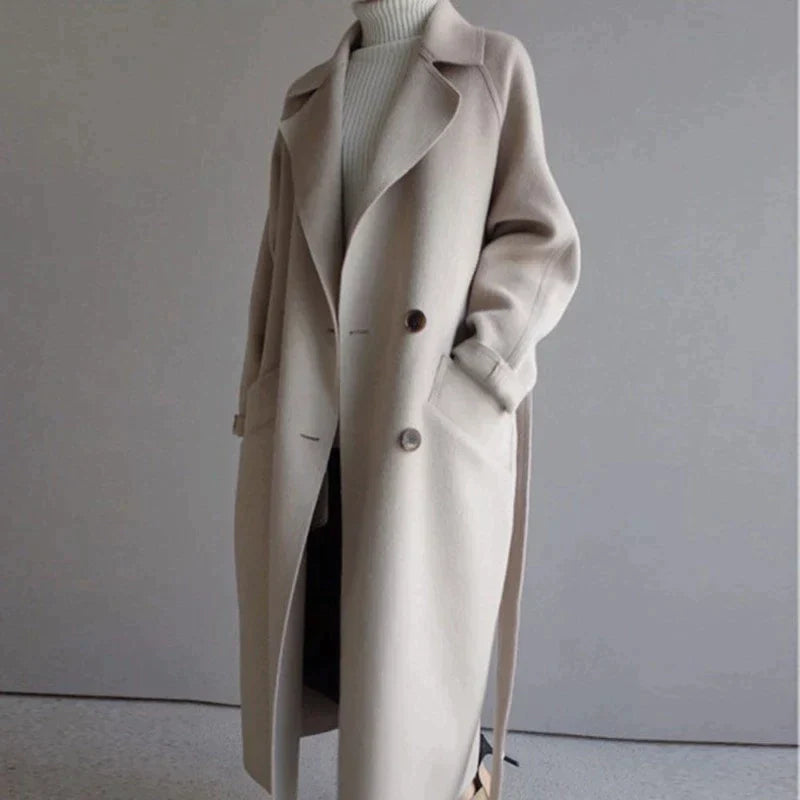 LISA - LONGLINE WOOL COAT