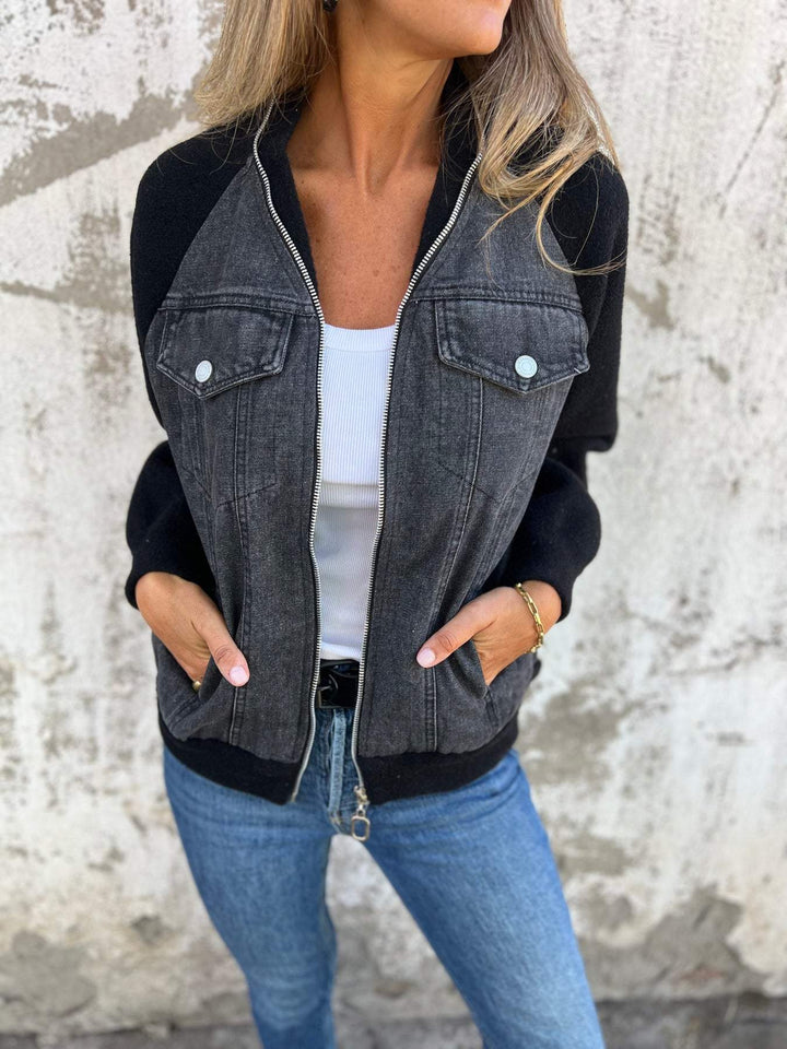 OLIVIA™ - Modern Jacket with Denim